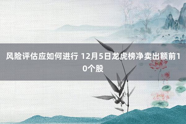 风险评估应如何进行 12月5日龙虎榜净卖出额前10个股