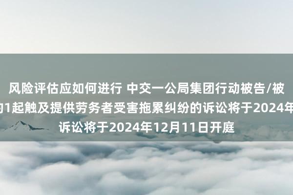 风险评估应如何进行 中交一公局集团行动被告/被上诉东说念主的1起触及提供劳务者受害拖累纠纷的诉讼将于2024年12月11日开庭