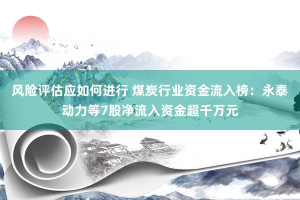 风险评估应如何进行 煤炭行业资金流入榜：永泰动力等7股净流入资金超千万元