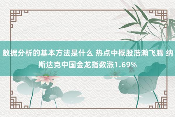 数据分析的基本方法是什么 热点中概股浩瀚飞腾 纳斯达克中国金龙指数涨1.69%